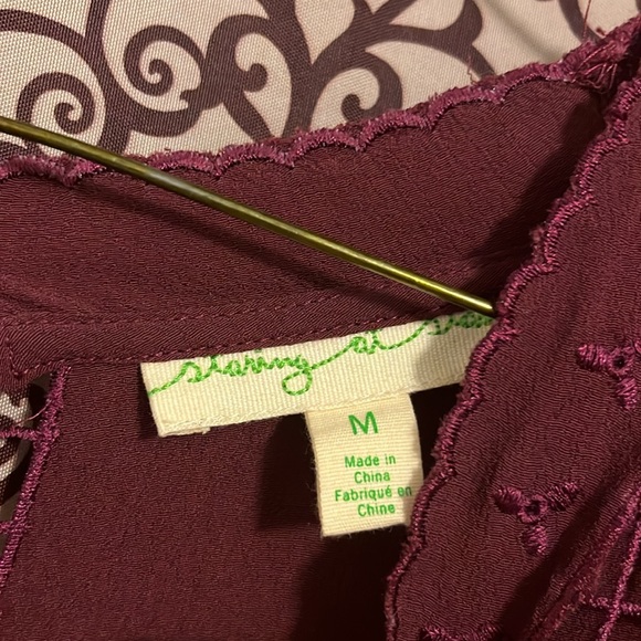 Urban Outfitters Staring at Stars maroon romper - Picture 2 of 3